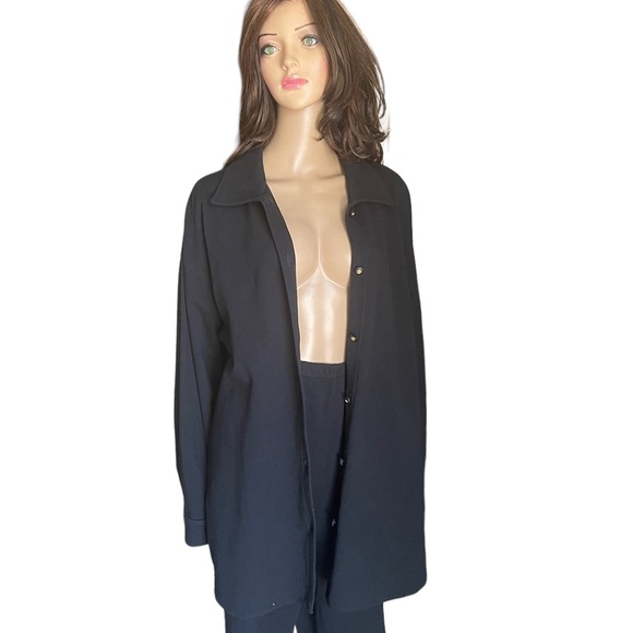 St. John sport by Marie Grey soft/black womens pants size L - Picture 6 of 16